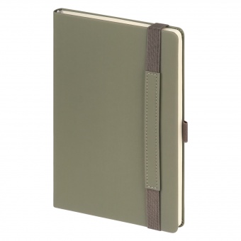 Ежедневник Alpha недатированный, серый/бирюзовый фото 