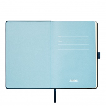 Ежедневник Alpha недатированный, синий/голубой фото 