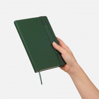Ежедневник Alpha недатированный, зеленый/оливковый фото 