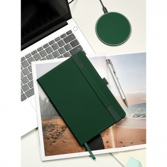 Ежедневник Alpha недатированный, зеленый/оливковый фото 