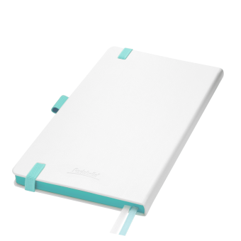 Ежедневник Arctic недатированный, белый/бирюзовый фото 