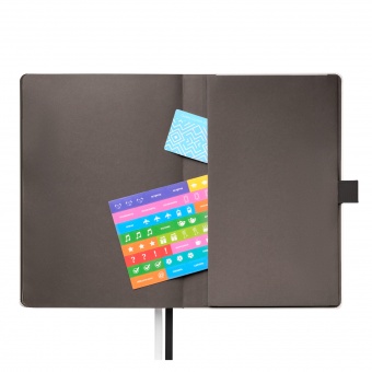 Ежедневник Arctic недатированный, белый/черный фото 