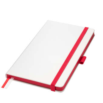 Ежедневник Arctic недатированный, белый/красный фото 