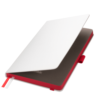 Ежедневник Arctic недатированный, белый/красный фото 