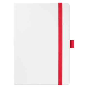 Ежедневник Arctic недатированный, белый/красный фото 