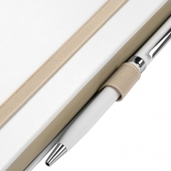 Ежедневник Arctic недатированный, белый/серый фото 