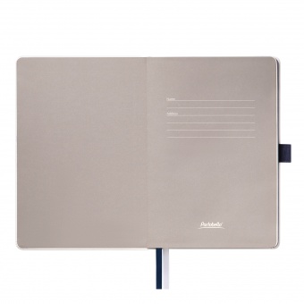 Ежедневник Arctic недатированный, белый/синий фото 