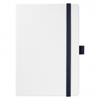 Ежедневник Arctic недатированный, белый/синий фото 