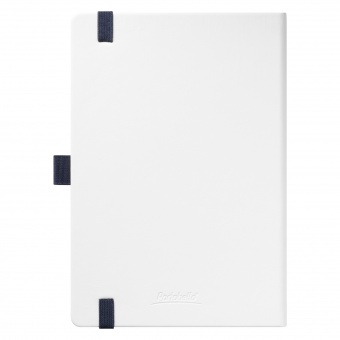 Ежедневник Arctic недатированный, белый/синий фото 