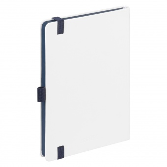 Ежедневник Arctic недатированный, белый/синий фото 