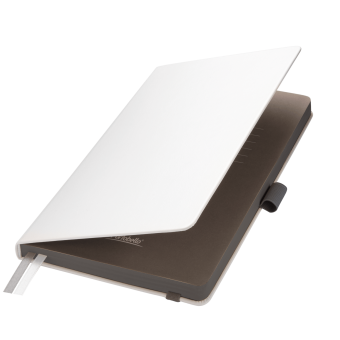 Ежедневник Arctic недатированный, белый/темно-серый фото 