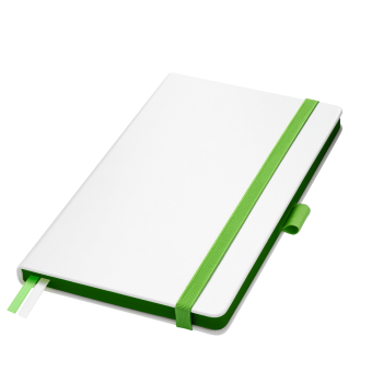 Ежедневник Arctic недатированный, белый/зеленый фото 