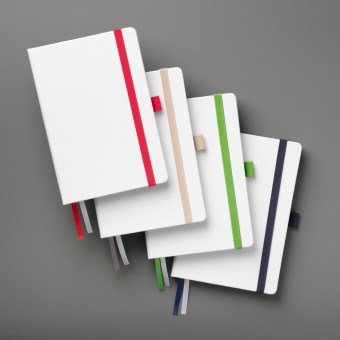 Ежедневник Arctic недатированный, белый/зеленый фото 