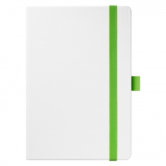 Ежедневник Arctic недатированный, белый/зеленый фото 