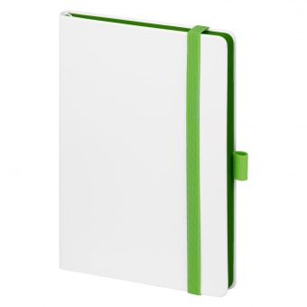 Ежедневник Arctic недатированный, белый/зеленый фото 