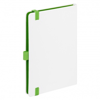 Ежедневник Arctic недатированный, белый/зеленый фото 