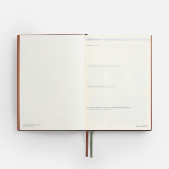 Ежедневник Avila, недатированный, зеленый фото 