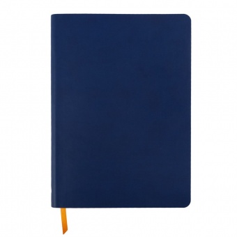 Ежедневник Blues Flex, недатированный, синий с оранжевым фото 