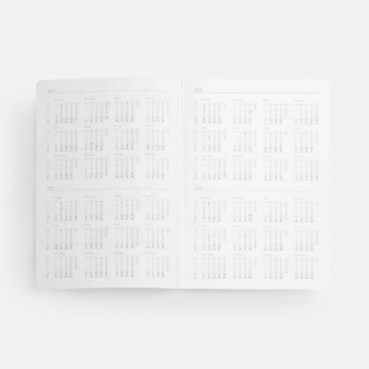 Ежедневник Boom, недатированный, черный с синим фото 