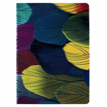 Ежедневник Butterfly Peacock, синий, недатированный фото 