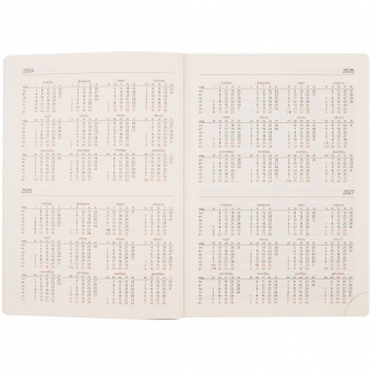 Ежедневник Capital, недатированный, бордовый фото 