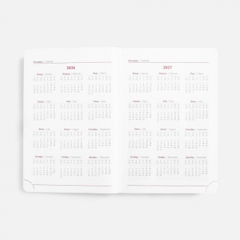 Ежедневник Faro, датированный, бордовый фото 