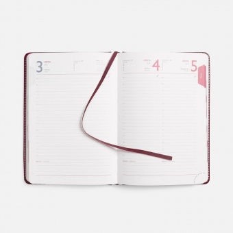 Ежедневник Faro, датированный, бордовый фото 