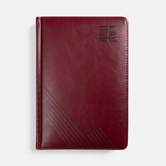 Ежедневник Faro, датированный, бордовый фото 