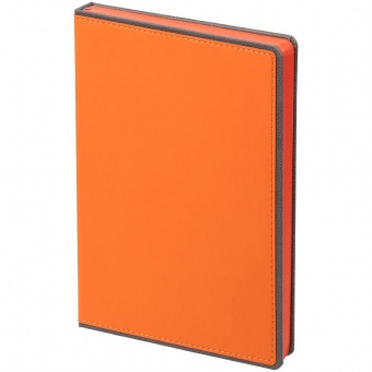 Ежедневник Frame, недатированный, оранжевый с серым фото 
