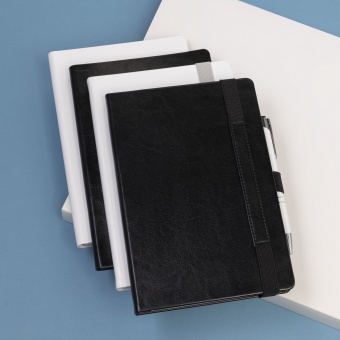 Ежедневник Galaxy недатированный, жесткая обложка, срез голограф. фольга, черный фото 