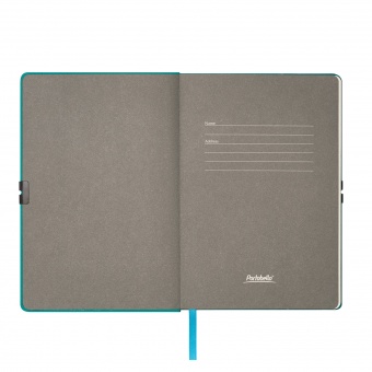 Ежедневник In Velour недатированный, бирюзовый фото 