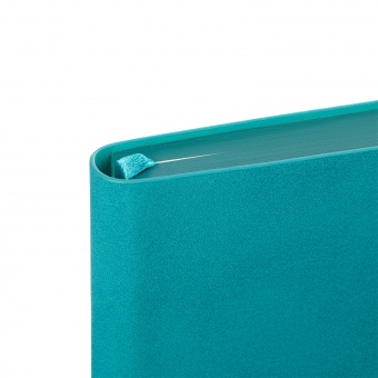 Ежедневник In Velour недатированный, бирюзовый фото 