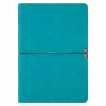 Ежедневник In Velour недатированный, бирюзовый фото 