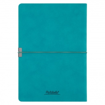 Ежедневник In Velour недатированный, бирюзовый фото 