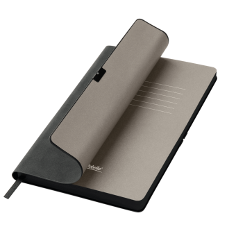 Ежедневник In Velour недатированный, черный фото 