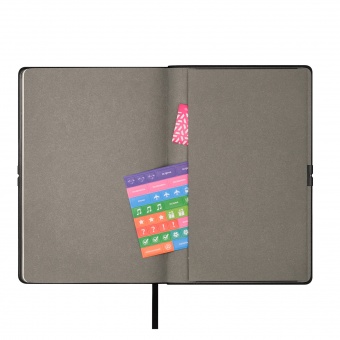 Ежедневник In Velour недатированный, черный фото 