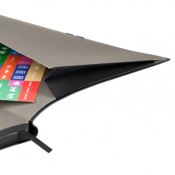 Ежедневник In Velour недатированный, черный фото 