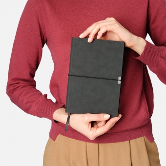 Ежедневник In Velour недатированный, черный фото 