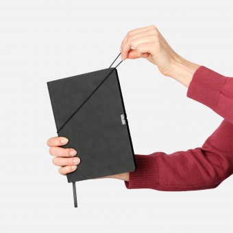 Ежедневник In Velour недатированный, черный фото 