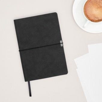 Ежедневник In Velour недатированный, черный фото 