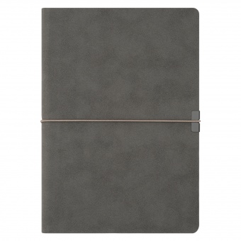 Ежедневник In Velour недатированный, серый фото 
