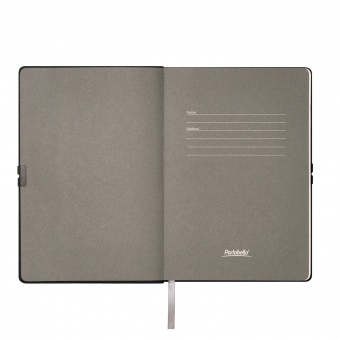 Ежедневник In Velour недатированный, серый фото 