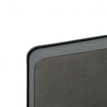 Ежедневник In Velour недатированный, серый фото 