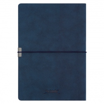 Ежедневник In Velour недатированный, синий фото 