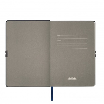 Ежедневник In Velour недатированный, синий фото 