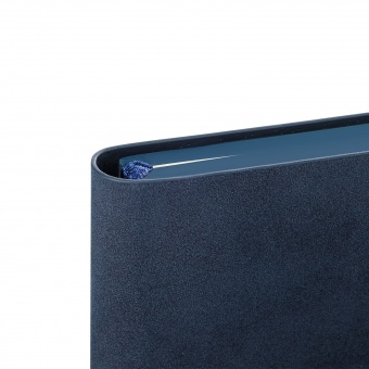 Ежедневник In Velour недатированный, синий фото 