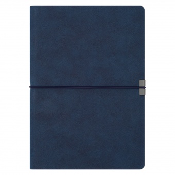 Ежедневник In Velour недатированный, синий фото 