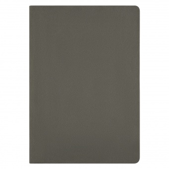 Ежедневник Latte soft touch недатированный, серый/красный фото 