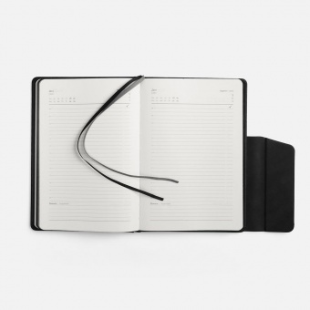 Ежедневник Leadmark, недатированный, черный фото 