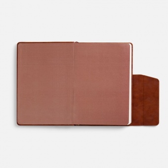 Ежедневник Leadmark, недатированный, коричневый фото 